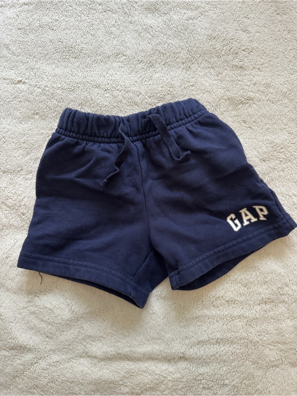 GAP Navy Drawstring Cotton Shorts for Kids